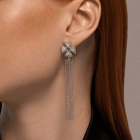 Серьги SOKOLOV - Серебро 925, Фианит (арт. 94026699)