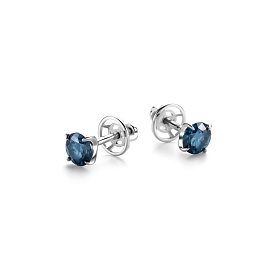 Серьги Дар - Серебро 925, Синтетический муассанит (арт. С-5189рс16152)