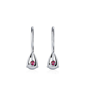 Серьги Platinum Lab. - Платина 950 (арт. ПС-026Р-01)