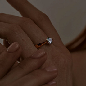 Кольцо SOKOLOV - Серебро 925, Фианит (арт. 93011075)