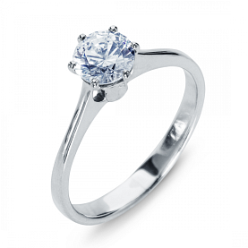 Кольцо Platinum Lab. - Платина 950, Бриллиант (арт. ПК-089-04)