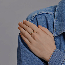 Кольцо SOKOLOV - Золото 585 (арт. 019437)