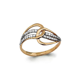 Кольцо Аквамарин - Золото 375, Фианит (арт. 62827А.8)