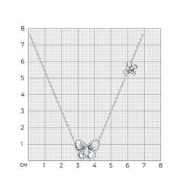 Колье SOKOLOV - Серебро 925, Фианит (арт. 94071521)