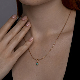 Подвеска SOKOLOV - Золото 585, Топаз (арт. 732902)