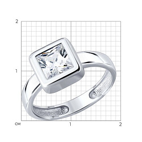 Кольцо Diamant - Серебро 925, Фианит (арт. 94-110-02393-1)