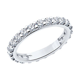 Кольцо SOKOLOV - Серебро 925, Фианит (арт. 94013848)