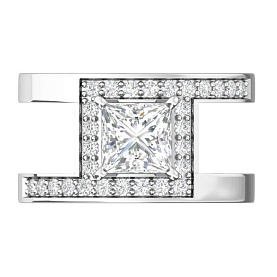 Кольцо POKROVSKY - Серебро 925, Фианит (арт. 1101522-00775)