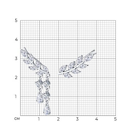 Серьги SOKOLOV - Серебро 925, Фианит (арт. 94026641)