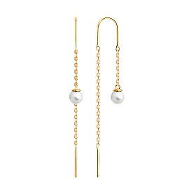 Серьги Diamant - Серебро 925, Жемчуг культивированный (арт. 93-323-01495-2)