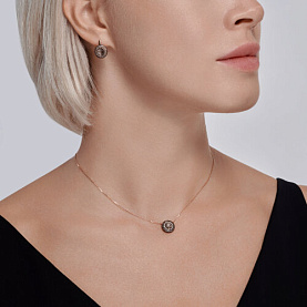 Серьги Diamant - Серебро 925, Фианит (арт. 93-120-01828-1)