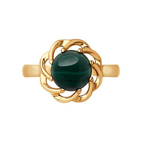 Кольцо Diamant - Серебро 925, Малахит (арт. 93-310-02626-1)