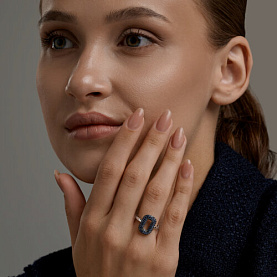 Кольцо SOKOLOV - Серебро 925, Фианит (арт. 94014863)