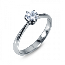 Кольцо Platinum Lab. - Платина 950, Бриллиант (арт. ПК-093-04)