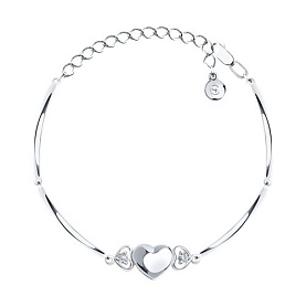 Браслет SOKOLOV - Серебро 925, Фианит (арт. 94050214)