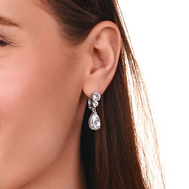 Серьги Talant - Серебро 925, Фианит (арт. 14-72-0001-14087)