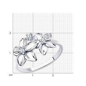 Кольцо Diamant - Серебро 925, Фианит (арт. 94-110-01635-1)