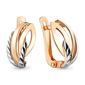 Серьги Аквамарин - Золото 585 (арт. 34091.1)