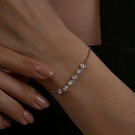 Браслет SOKOLOV - Серебро 925, Фианит (арт. 94050622)