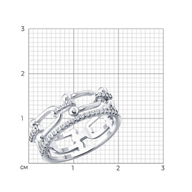 Кольцо SOKOLOV - Серебро 925, Фианит (арт. 94014705)