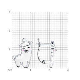 Серьги SOKOLOV - Серебро 925, Эмаль (арт. 94027106)