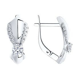 Серьги Diamant - Серебро 925, Фианит (арт. 94-120-00022-1)