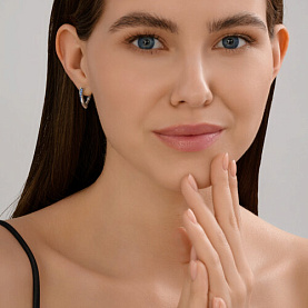 Серьги Diamant - Серебро 925, Фианит (арт. 94-120-02262-1)