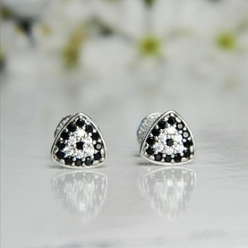 Серьги Галатея - Серебро 925, Фианит (арт. 3490.21)