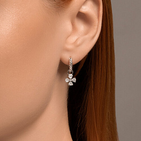 Серьги SOKOLOV - Серебро 925, Фианит (арт. 94026618)