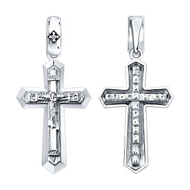 Подвеска SOKOLOV - Серебро 925, Бриллианит (арт. 87120002)