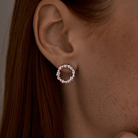 Серьги SOKOLOV - Серебро 925, Фианит (арт. 94023516)