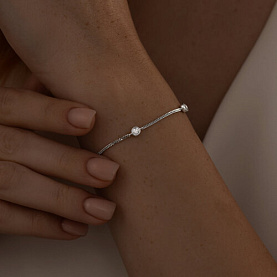 Браслет SOKOLOV - Серебро 925, Фианит (арт. 94050963)