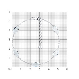 Браслет SOKOLOV - Серебро 925, Кристалл (арт. 94051629)