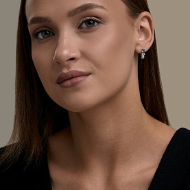 Серьги SOKOLOV - Серебро 925, Фианит (арт. 94027533)