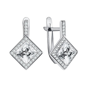 Серьги Talant - Серебро 925, Фианит (арт. 10-72-0001-21139)