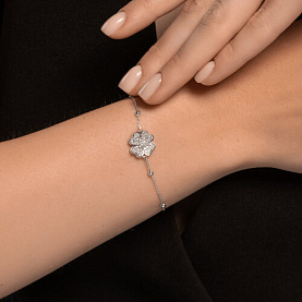 Браслет SOKOLOV - Серебро 925, Фианит (арт. 94051065-91)