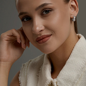 Серьги SOKOLOV - Серебро 925, Фианит (арт. 94027512)