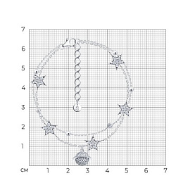 Браслет SOKOLOV - Серебро 925, Фианит (арт. 94051583)