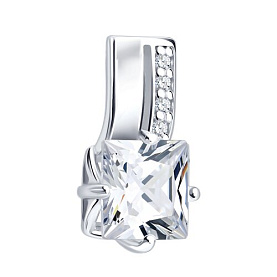 Подвеска SOKOLOV - Серебро 925, Фианит (арт. 94033392)