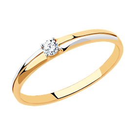 Кольцо Diamant - Золото 585, Фианит (арт. 51-110-00852-1)
