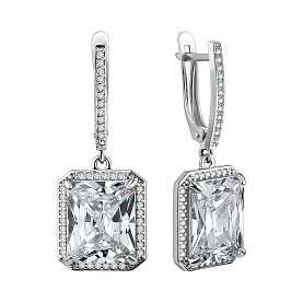 Серьги Talant - Серебро 925, Фианит (арт. 14-72-0001-15595)