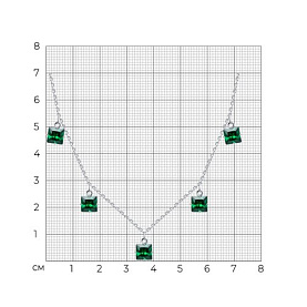 Колье SOKOLOV - Серебро 925, Фианит (арт. 94071091)