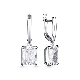 Серьги Дар - Серебро 925, Фианит (арт. С-5068рс200)