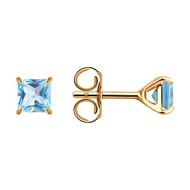 Серьги SOKOLOV - Золото 375, Топаз (арт. 37727437)