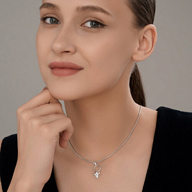 Подвеска Diamant - Серебро 925, Фианит (арт. 94-130-00095-1)