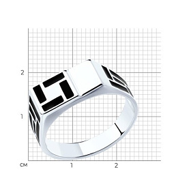 Кольцо SOKOLOV - Серебро 925, Эмаль (арт. 94010426)