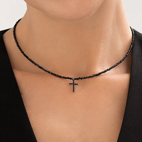 Колье SOKOLOV - Серебро 925, Фианит, Шпинель (арт. 83070063)