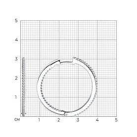 Серьги SOKOLOV - Серебро 925, Фианит (арт. 94025862)