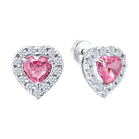 Серьги SOKOLOV - Серебро 925, Фианит (арт. 94027365)