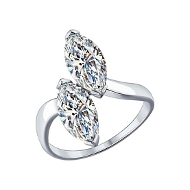 Кольцо SOKOLOV - Серебро 925, Фианит (арт. 94012081)